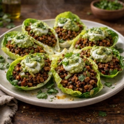 Beef and Mushroom Blend 'Taco Salad'